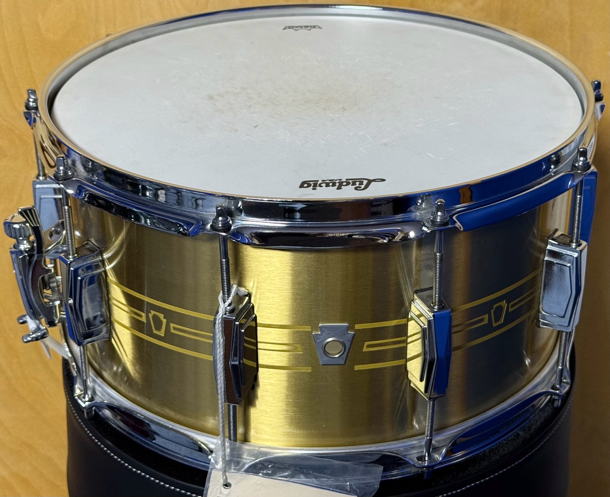 Ludwig Heirloom 14X7 Brass Snare Drum – סנר לודוויג היירלום בראס – תמונה 2