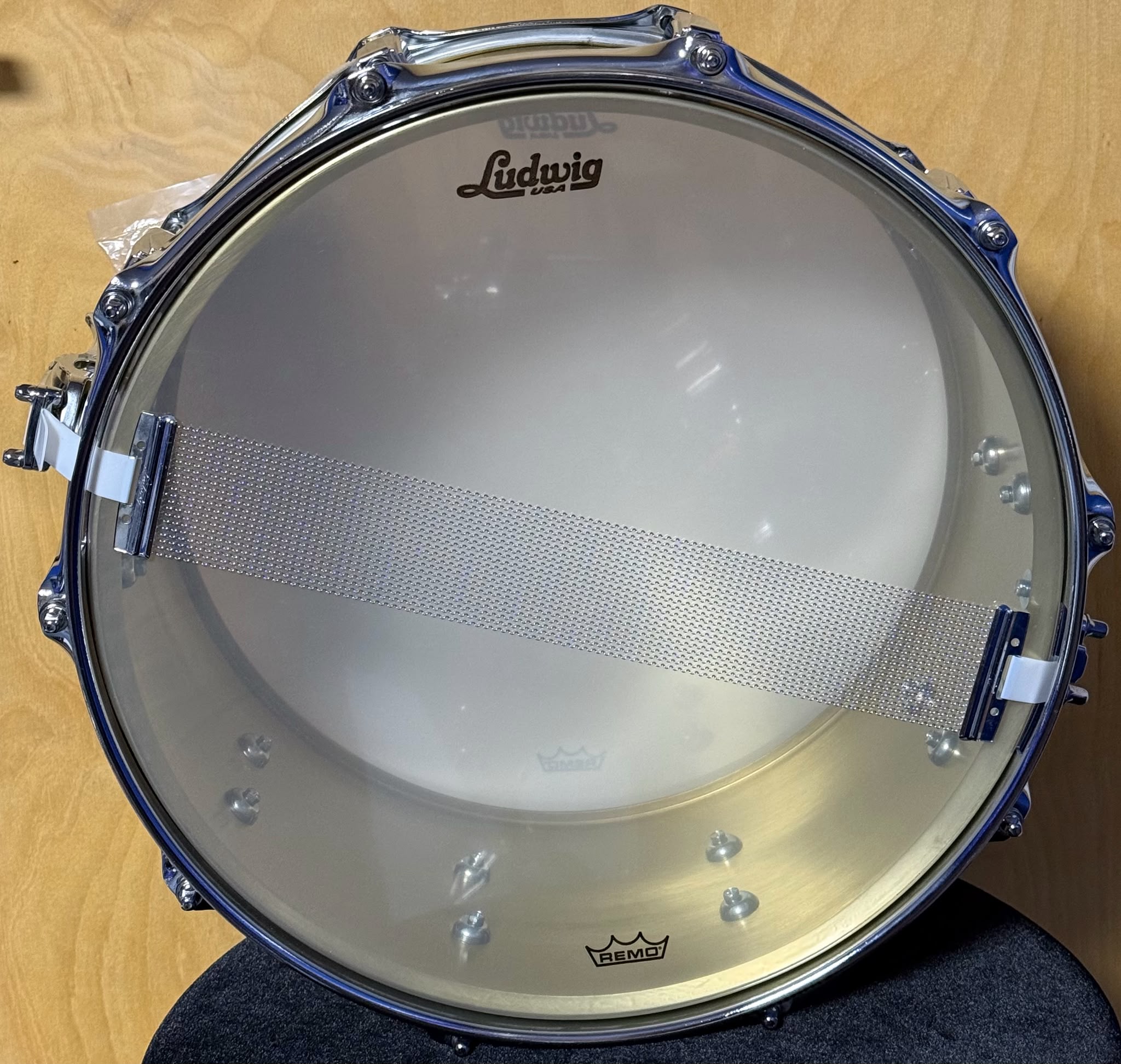 Ludwig Heirloom 14X7 Brass Snare Drum – סנר לודוויג היירלום בראס – תמונה 4