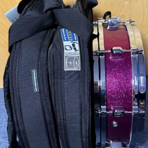 Tama Starclassic Bubinga Piccolo 14X3.8 Snare Drum Ultra Violet Sparkle Made In Japan (converted floor) W/case – סנר פיקולו טאמה סטארקלאסיק בובינגה תוצרת יפן עם קייס
