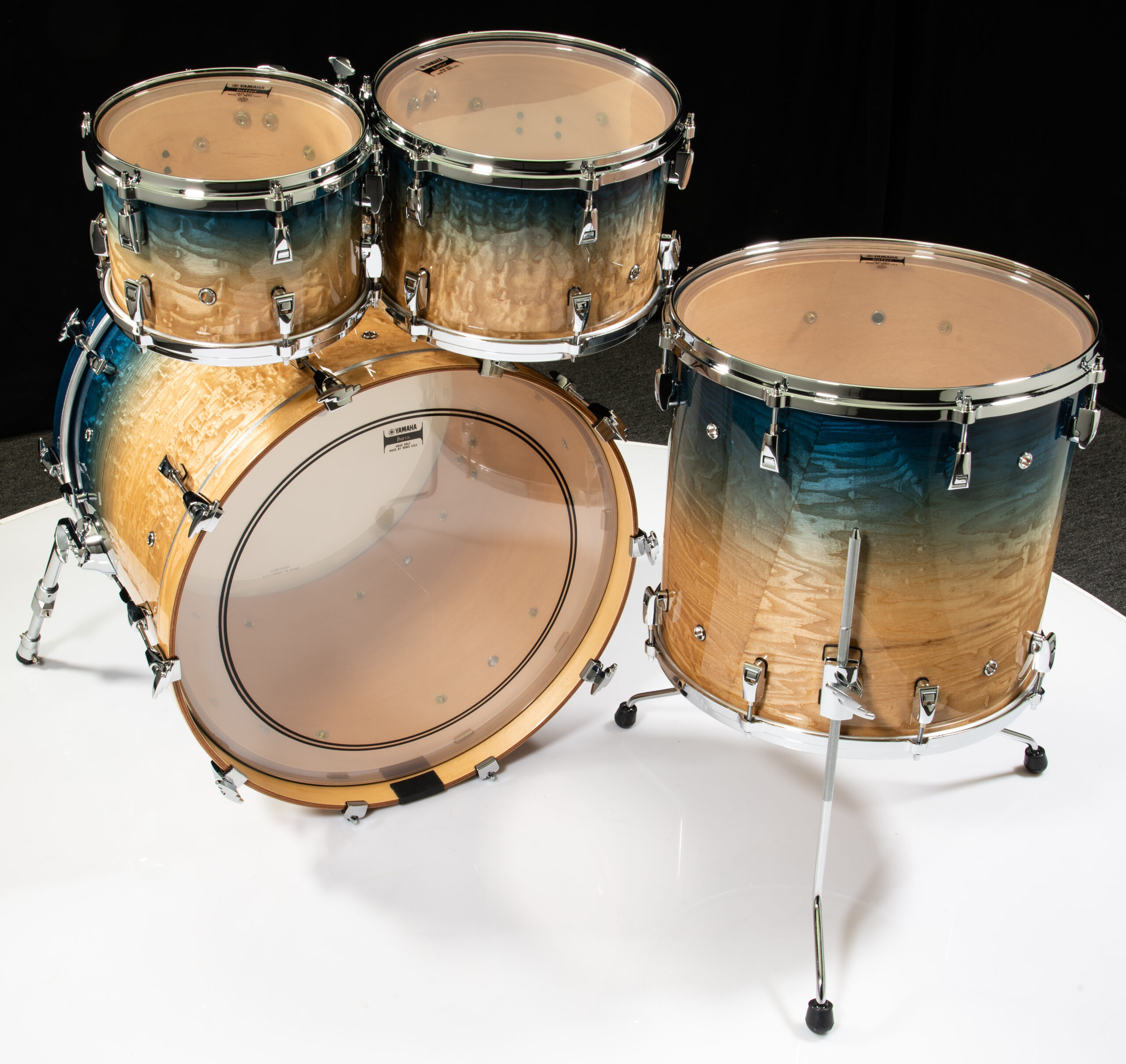 Yamaha PHX 4pc Drum Kit Sapphire Fade Finish - ימאה פיניקס 4 חלקים בגימור פייד כחול ספיר – תמונה 13